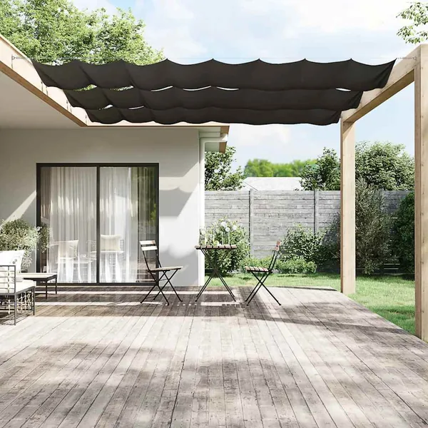 Auvent vertical Anthracite 180x1000 cm Tissu oxford
