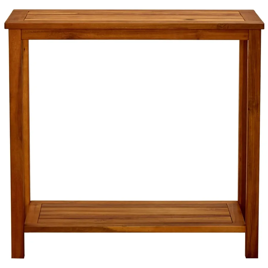 Table console de jardin 80x35x75 cm Bois d'acacia solide - 2