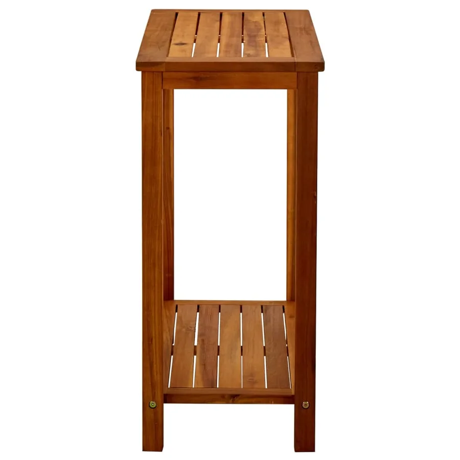 Table console de jardin 80x35x75 cm Bois d'acacia solide - 3