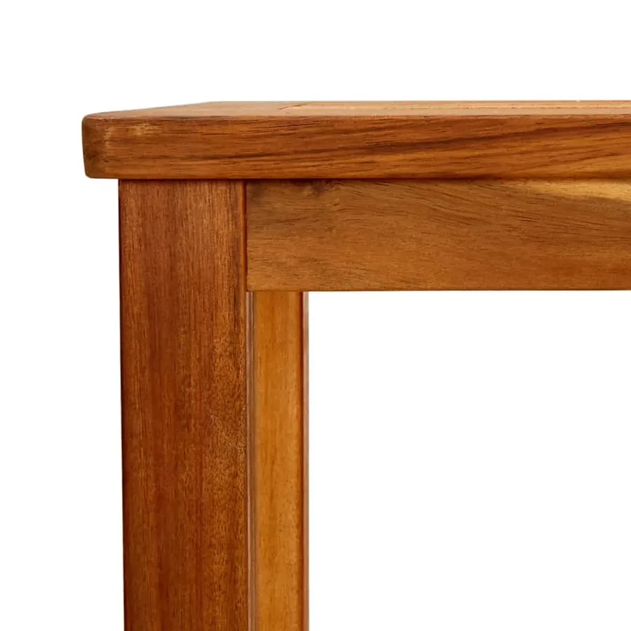 Table console de jardin 80x35x75 cm Bois d'acacia solide - 5