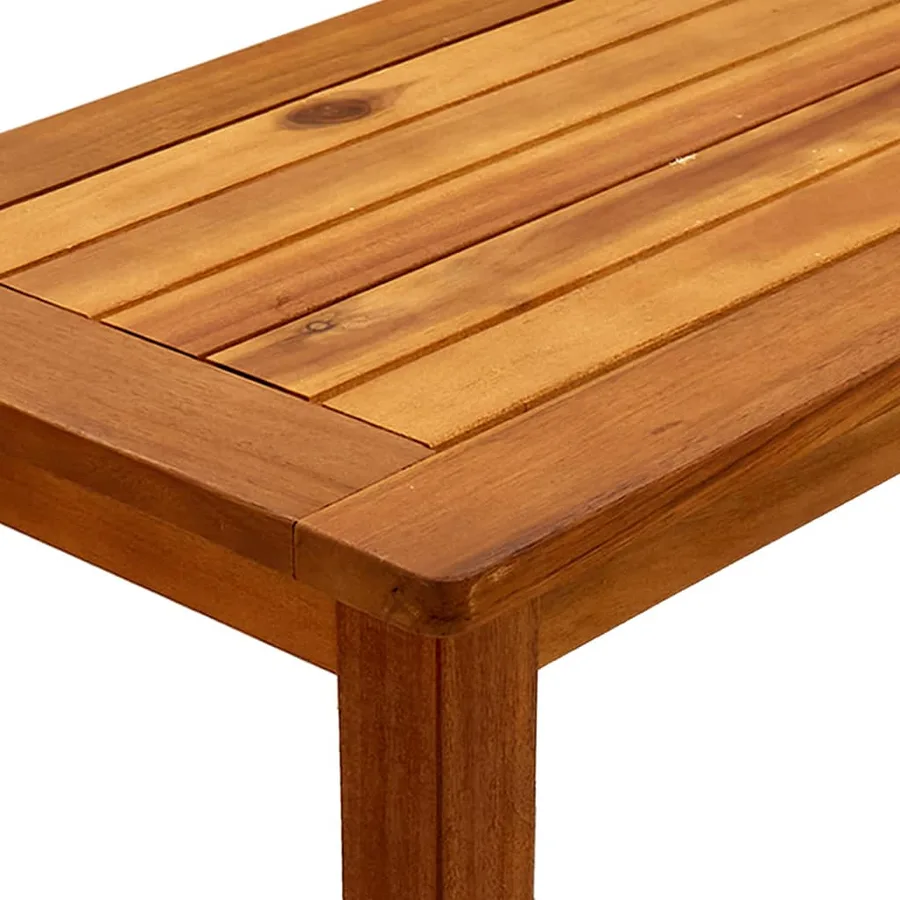 Table console de jardin 80x35x75 cm Bois d'acacia solide - 6