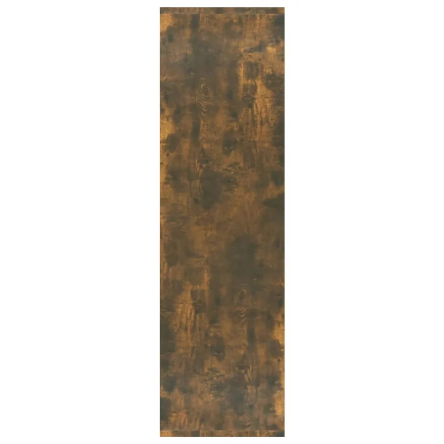 Bibliothèque/Séparateur de pièce Chêne fumé Bois d'ingénierie - 6