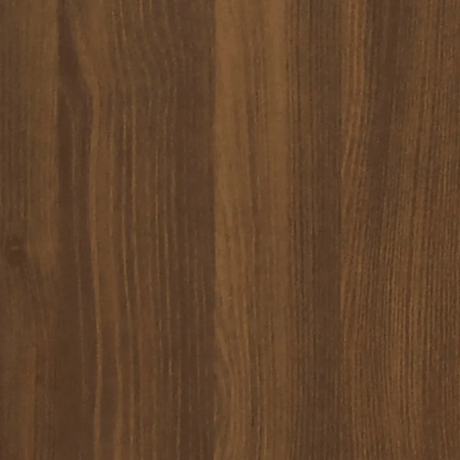 Armoire à tiroirs avec roulettes Chêne marron Bois d'ingénierie - 8