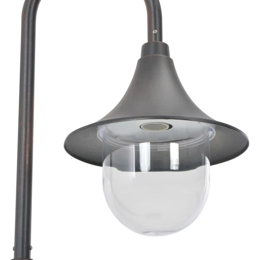 Lampadaire de jardin E27 120 cm Aluminium Bronze - 4