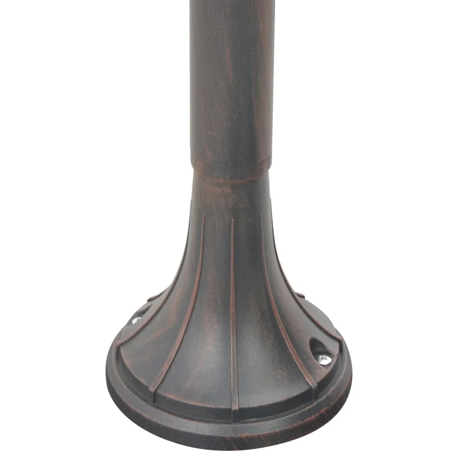 Lampadaire de jardin E27 120 cm Aluminium Bronze - 6