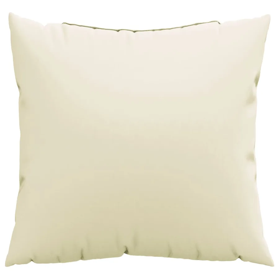 Coussins de canapé lot de 4 crème 50x50 cm tissu - 3