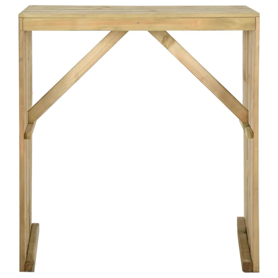 Table de bar 100x60x110 cm Bois de pin imprégné - 2