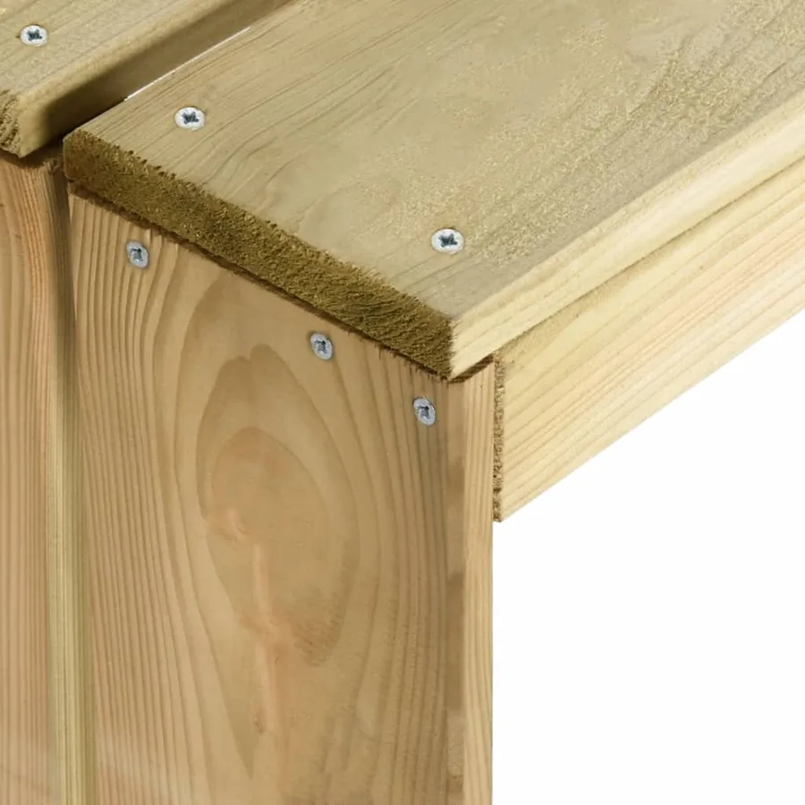 Table de bar 100x60x110 cm Bois de pin imprégné - 4