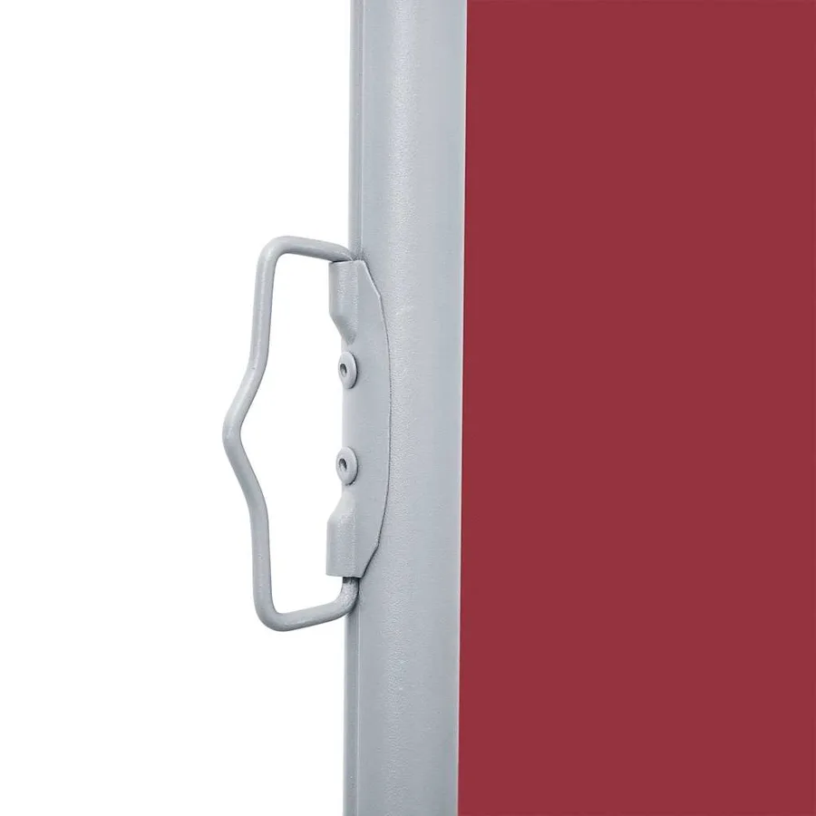 Auvent latéral rétractable 170 x 600 cm Rouge - 8