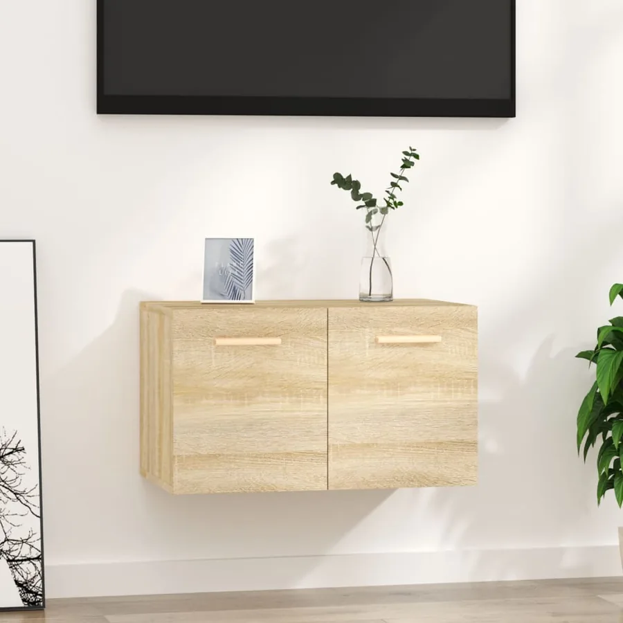 Armoire murale Chêne sonoma 60x36,5x35 cm Bois d'ingénierie