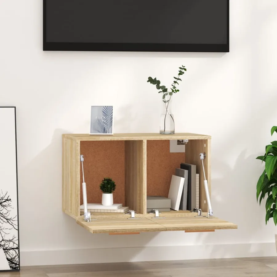 Armoire murale Chêne sonoma 60x36,5x35 cm Bois d'ingénierie - 3