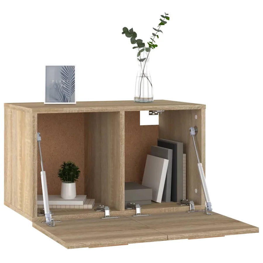 Armoire murale Chêne sonoma 60x36,5x35 cm Bois d'ingénierie - 4
