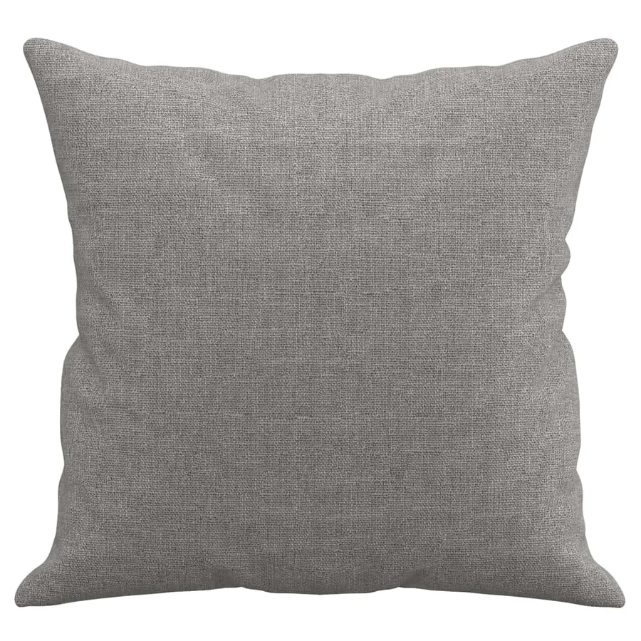 Coussins décoratifs lot de 2 Gris clair 40x40 cm Tissu - 4