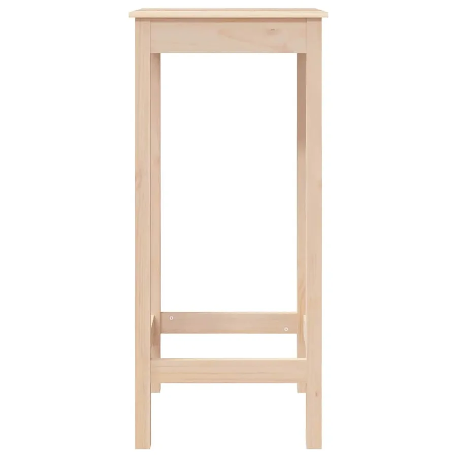 Table de bar 50x50x110 cm bois massif de pin - 6