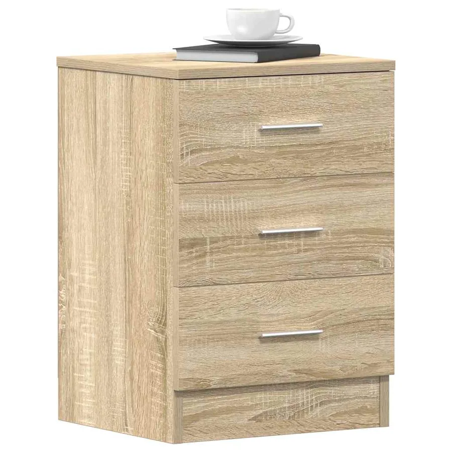 Table de chevet Chêne Sonoma 38x35x56 cm Bois d'ingénierie - 4