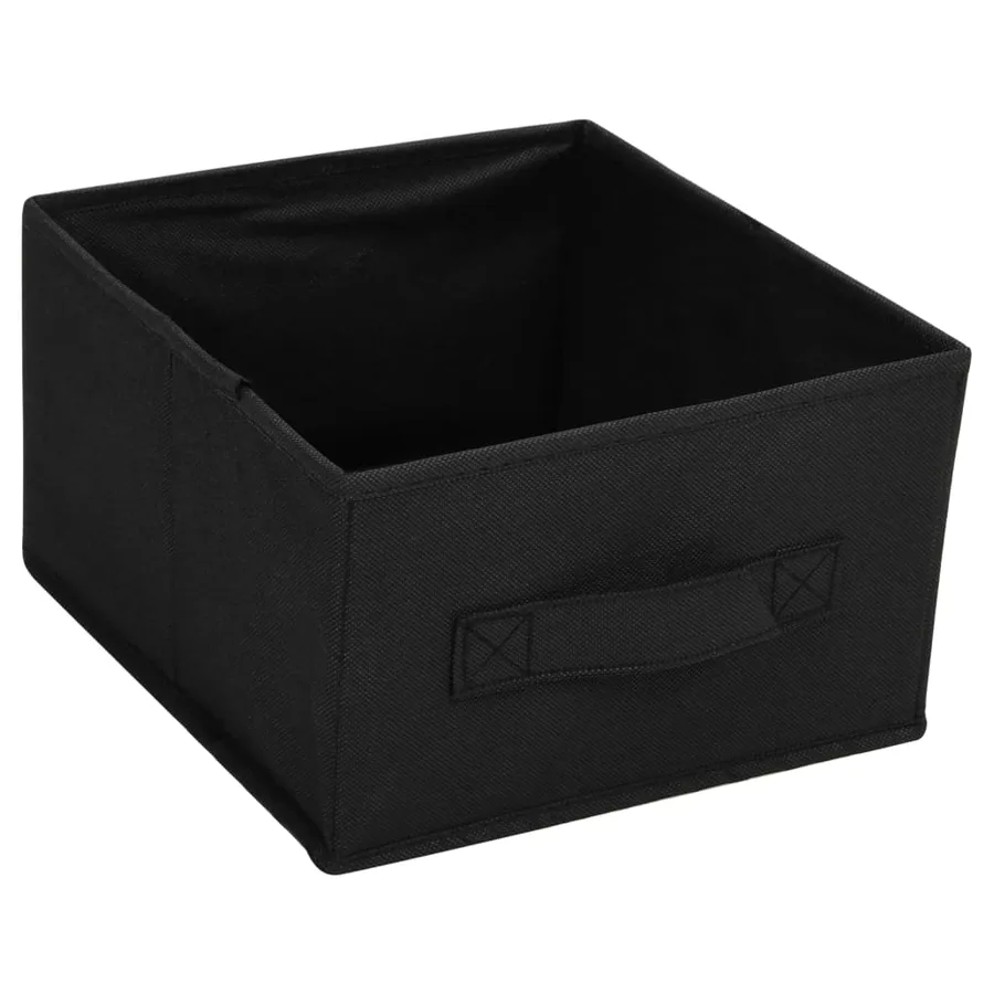 Armoire de rangement avec 6 tiroirs 55x29x55 cm Noir Acier - 6