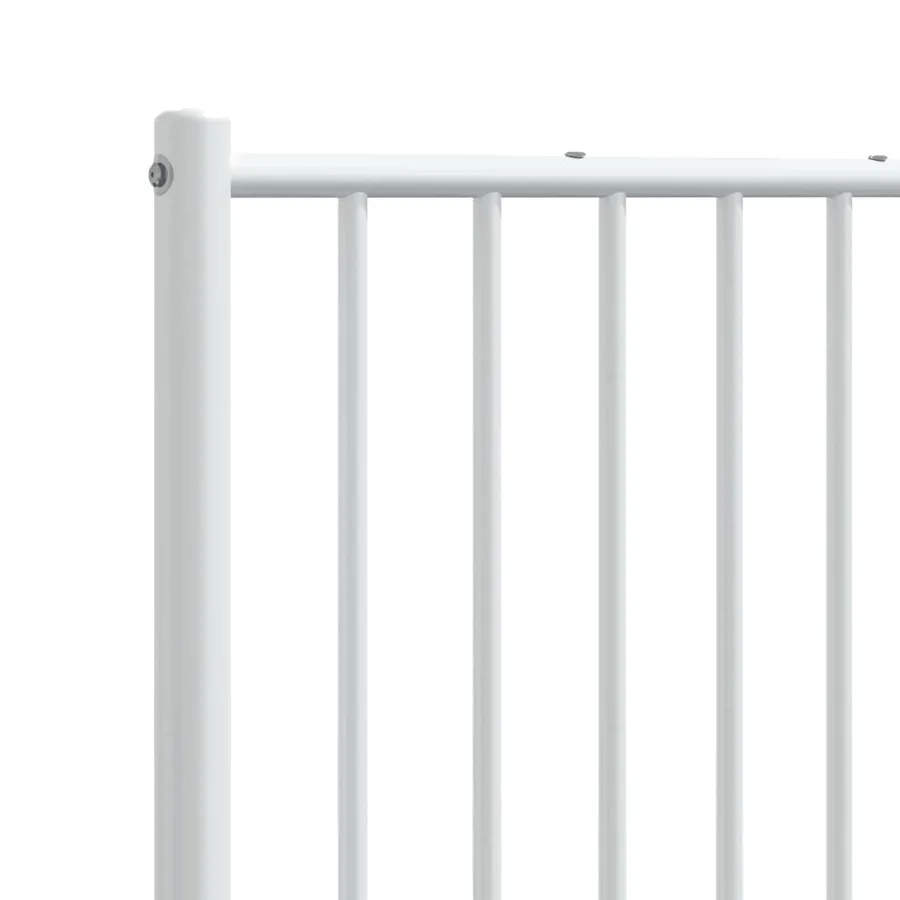 Tête de lit de remplacement métal blanc 193 cm - 7