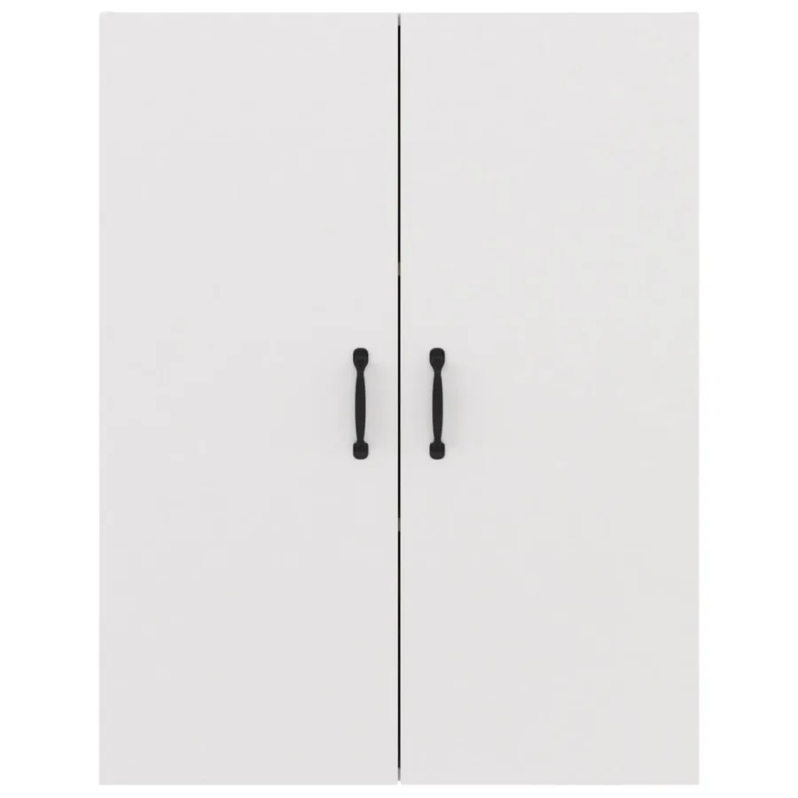 Armoire suspendue Blanc 69,5x34x90 cm Bois d'ingénierie - 6