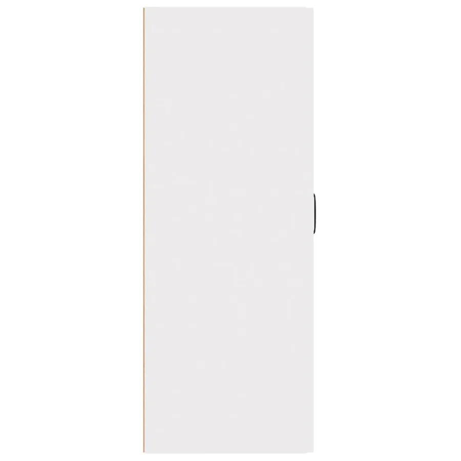 Armoire suspendue Blanc 69,5x34x90 cm Bois d'ingénierie - 7