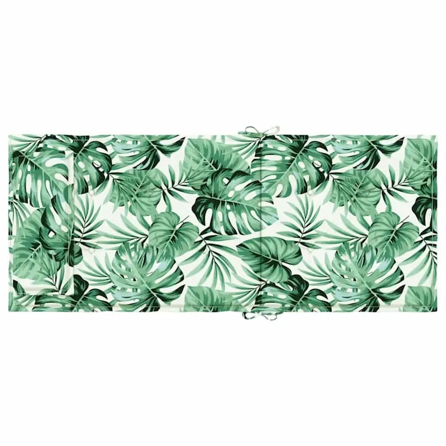 Coussins de chaise à dossier haut lot de 2 modèle de feuille - 7