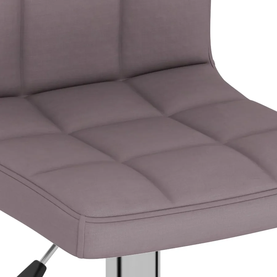 Tabourets de bar lot de 2 taupe tissu - 8