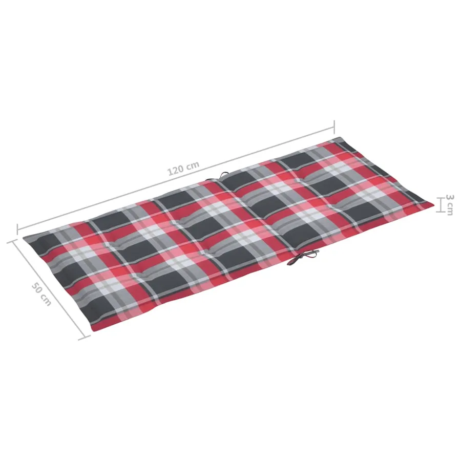 Chaises pliables de jardin lot de 6 avec coussins Bois d'acacia - 11