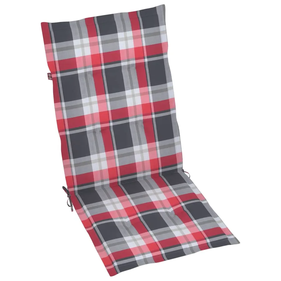 Chaises pliables de jardin lot de 6 avec coussins Bois d'acacia - 7