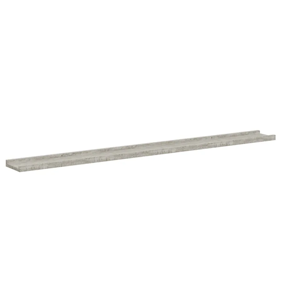 Étagères murales 4 pcs Gris béton 115x9x3 cm - 5