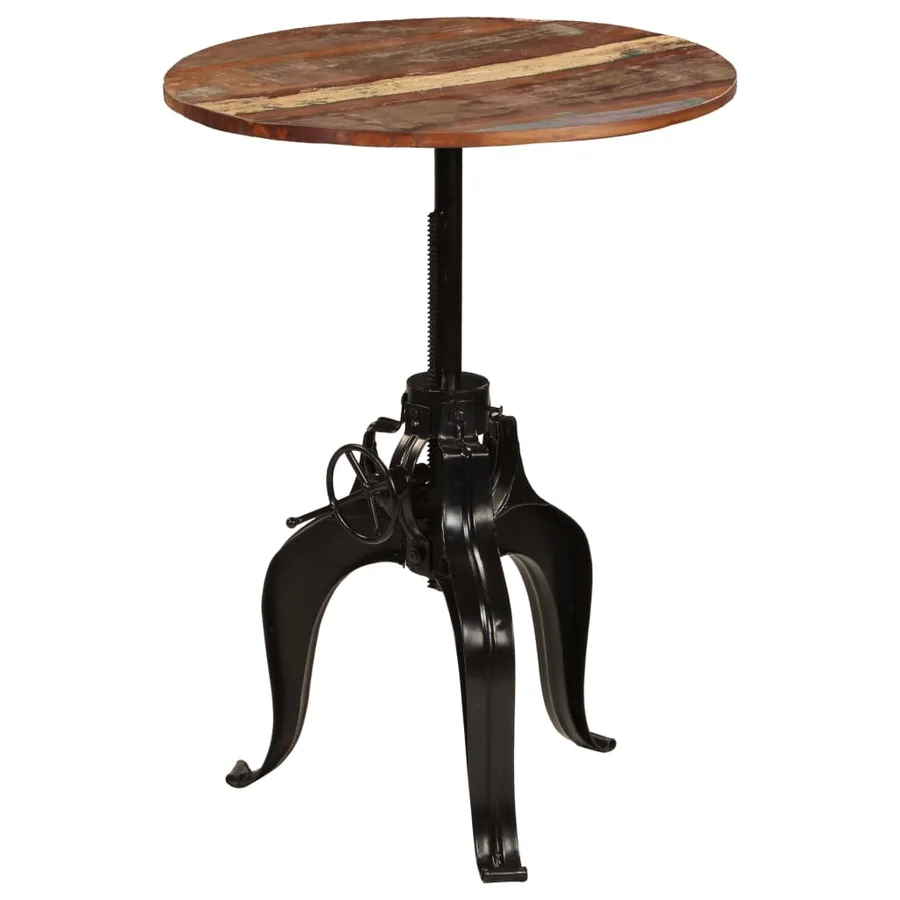 Table de bar Bois de récupération massif 75x(76-110) cm - 12