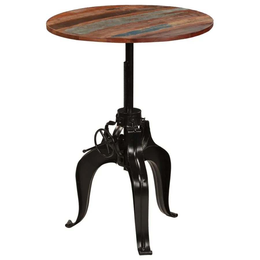 Table de bar Bois de récupération massif 75x(76-110) cm - 14