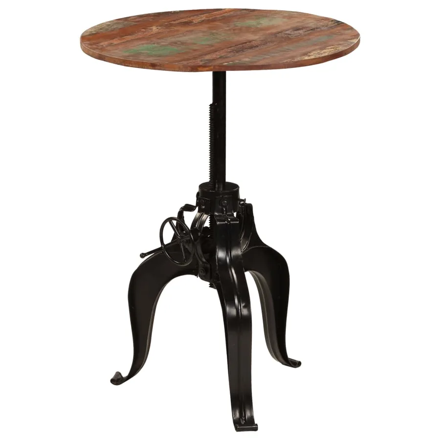 Table de bar Bois de récupération massif 75x(76-110) cm - 4