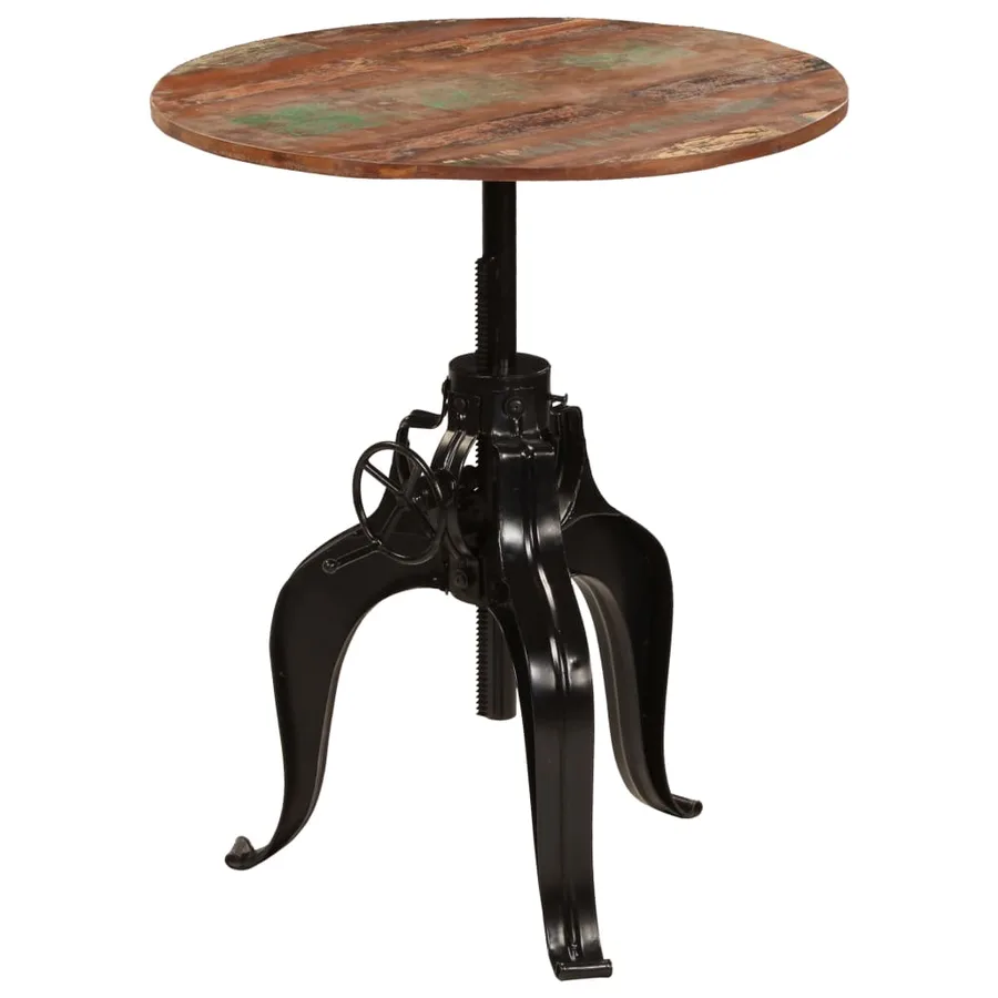 Table de bar Bois de récupération massif 75x(76-110) cm - 5
