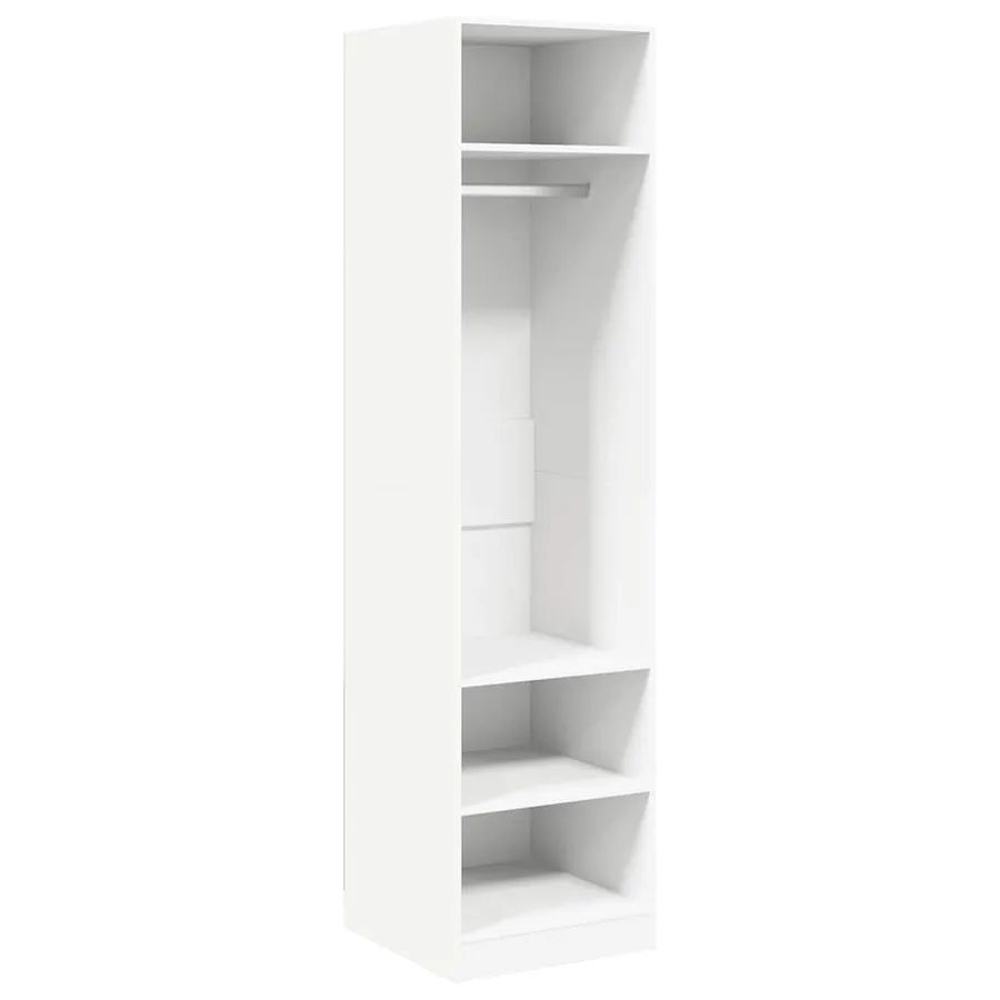 Garde-robe Blanc 50x50x200 cm Bois d'ingénierie - 2