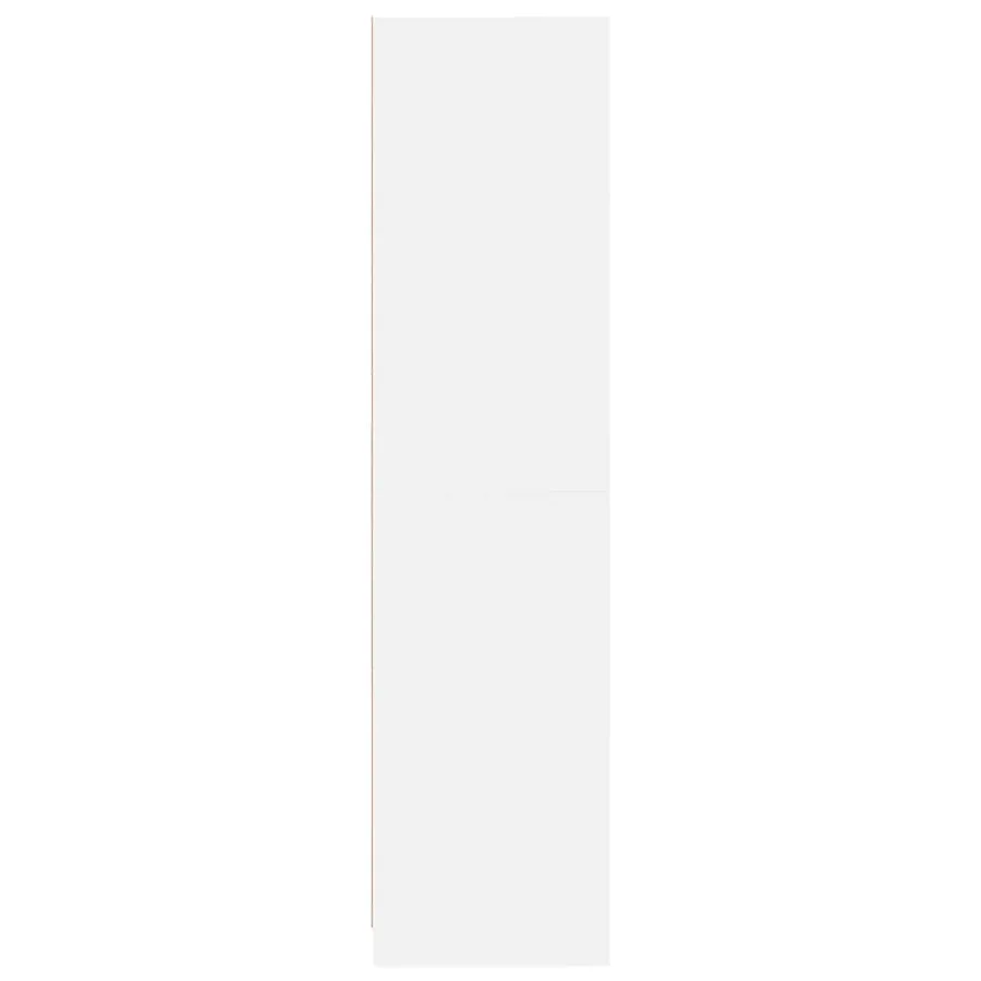 Garde-robe Blanc 50x50x200 cm Bois d'ingénierie - 5