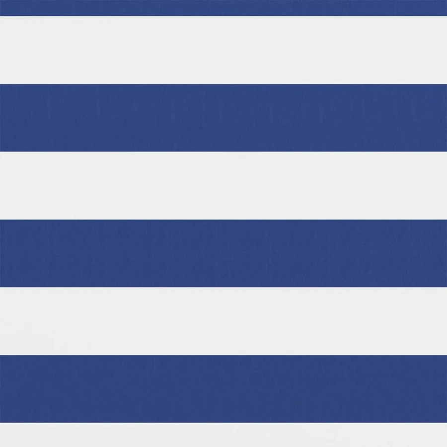 Écran de balcon Blanc et bleu 120x400 cm Tissu Oxford - 2