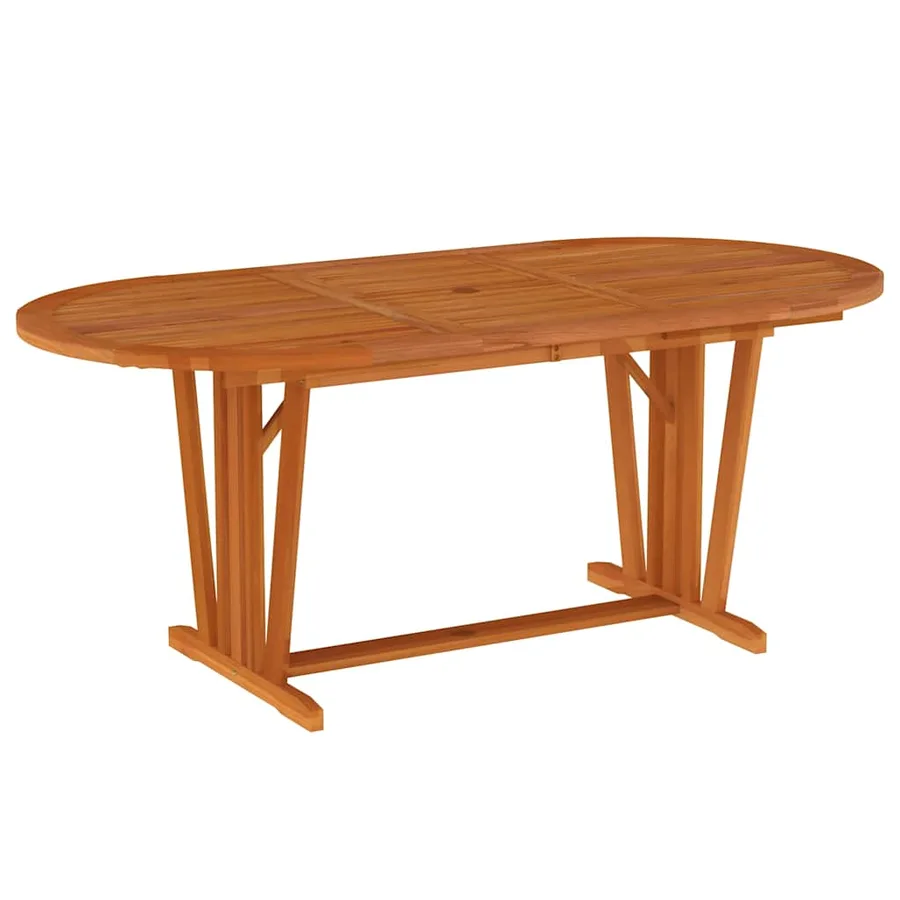 Ensemble à manger de jardin 5 pcs Bois d'eucalyptus massif - 6