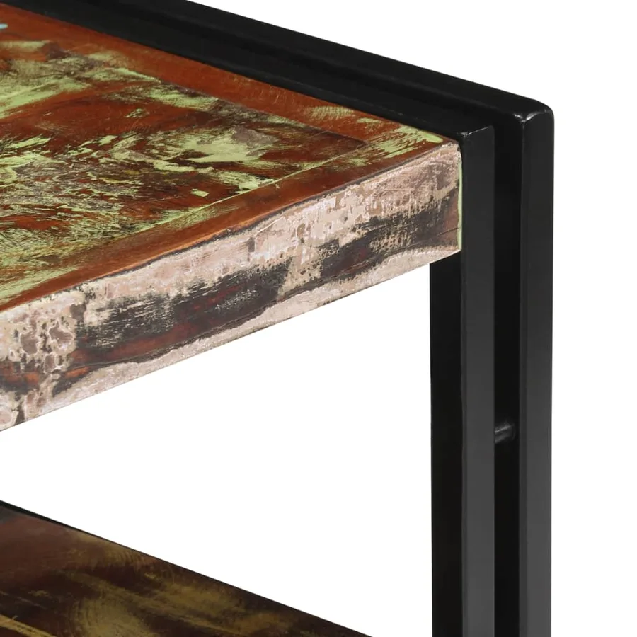 Meuble TV Bois de récupération massif 120 x 30 x 40 cm - 4
