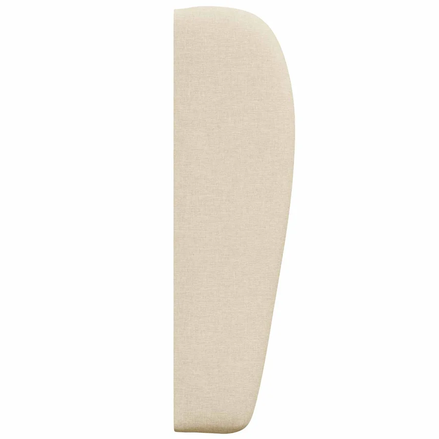 Oreille de tête de lit Crème 80 x 23 x 6 cm tissu - 7