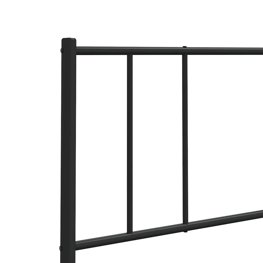 Tête de lit de remplacement métal noir 140 cm - 7