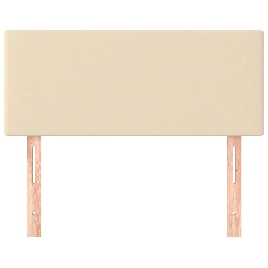 Tête de lit Crème 90x5x78/88 cm Tissu - 3