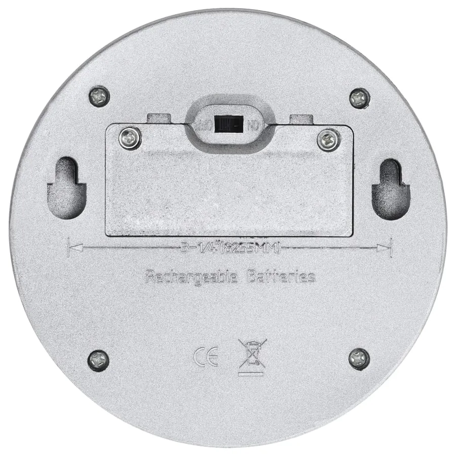 Lampes solaires murales à LED d'extérieur 24 pcs Rond Argenté - 7