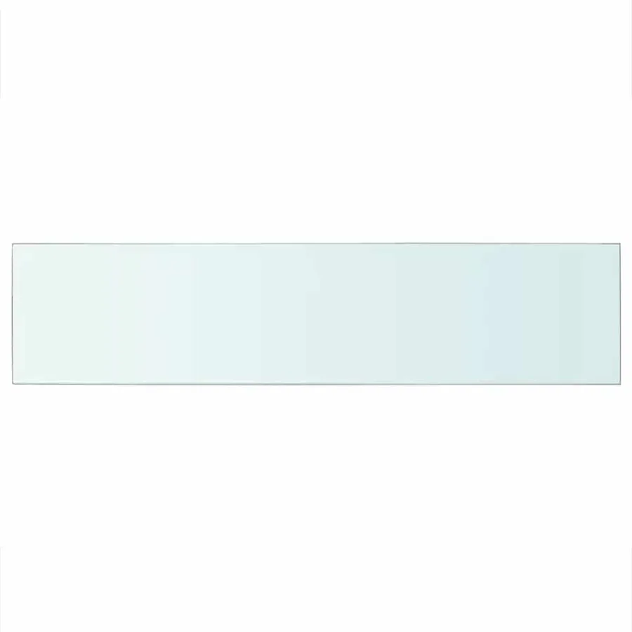 Panneaux d'étagère 2 pcs Verre Transparent 110 x 25 cm - 3