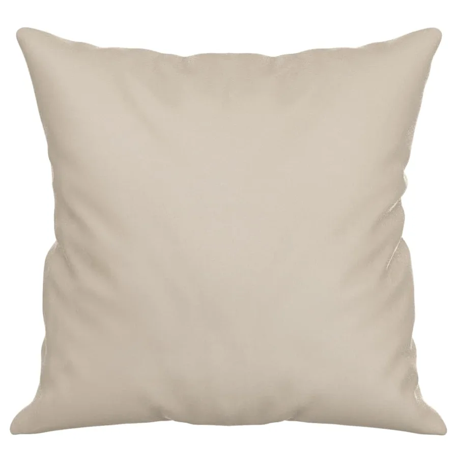 Coussins décoratifs lot de 2 Crème 40x40 cm Tissu microfibre - 4