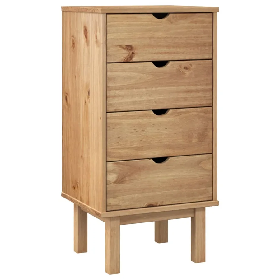 Commode OTTA 45x39x90 cm bois de pin massif - 2