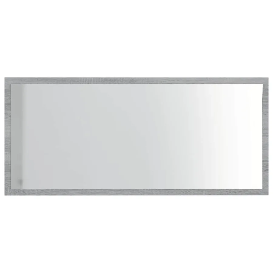 Ensemble de meubles de salle de bain 2 pcs Sonoma gris - 12