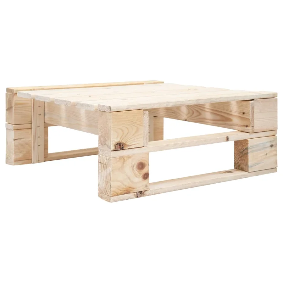 Salon de jardin palette 6pcs avec coussins Bois de pin imprégné - 3