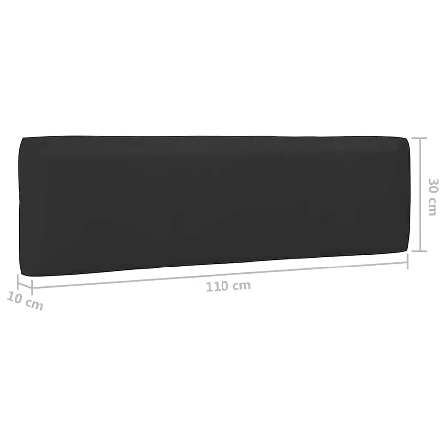 Salon de jardin palette 6pcs avec coussins Bois de pin imprégné - 15