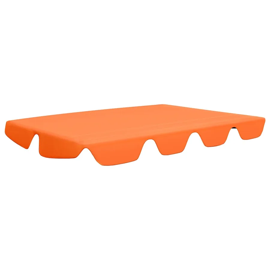 Toit de rechange de balançoire orange 150/130x105/70 cm - 2