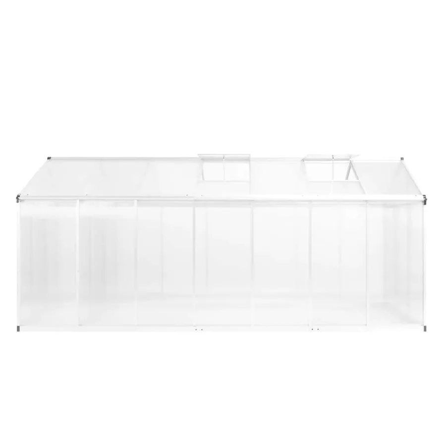 Serre Aluminium 421x190x195 cm 15,6 m³ - 3