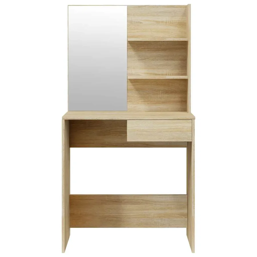 Ensemble de coiffeuse Chêne Sonoma 74,5x40x141 cm - 6